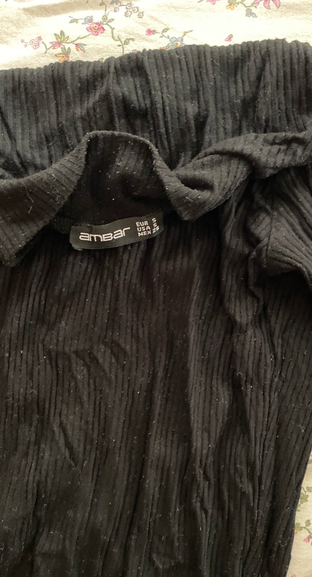 Siyah Yüksek Yakalı İnce Fit Triko - Görsel 3