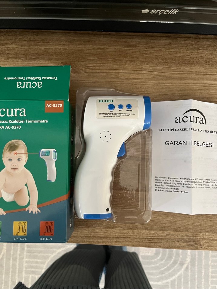 Acura Temazsız Ateş ölçer & Termometre - Görsel 2