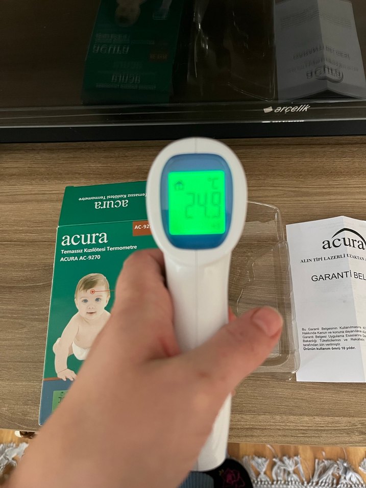 Acura Temazsız Ateş ölçer & Termometre - Görsel 4