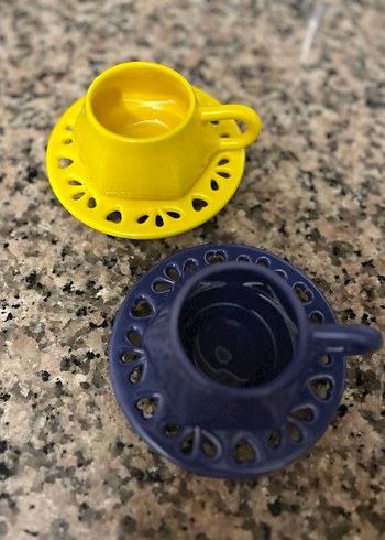 Renkli kahve fincanı - Görsel 3