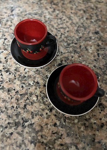 Kirazlı Kahve Fincanı - Görsel 3