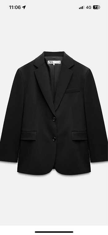 Zara Zara siyah blazer ceket