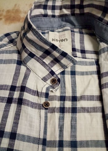 Erkek Beyaz uzun Kollu Keten Gömlek - Görsel 4