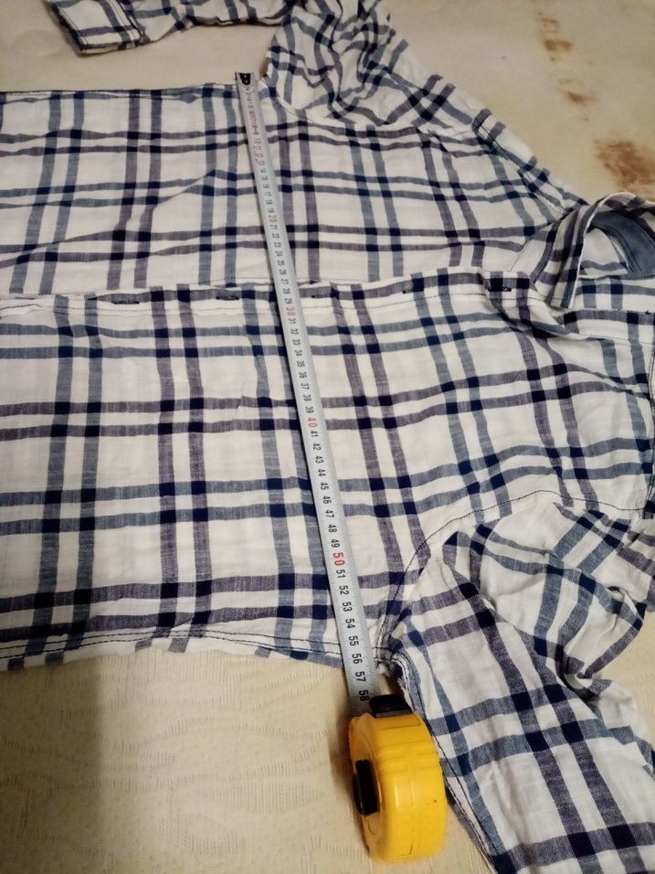 Erkek Beyaz uzun Kollu Keten Gömlek - Görsel 3