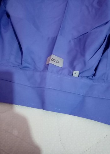 Mor Düğmeli Erkek Gömlek - Görsel 5