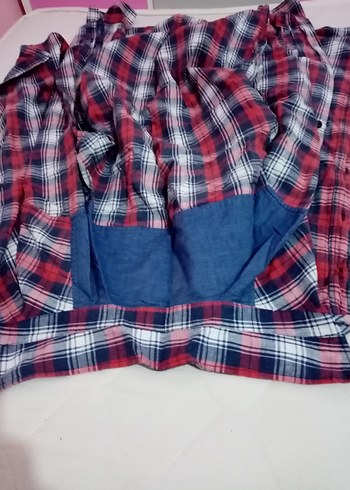 Erkek kareli gömlek Gömlek - Görsel 2