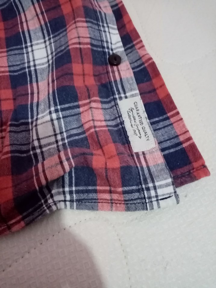 Erkek kareli gömlek Gömlek - Görsel 3