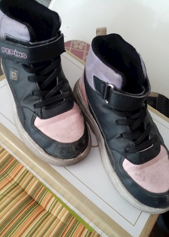 Kız Çocuk Pembe Kauçuk Botlar - Görsel 2