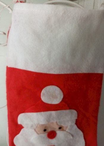 Kırmızı Noel Baba Yılbaşı Çorabı - Görsel 4