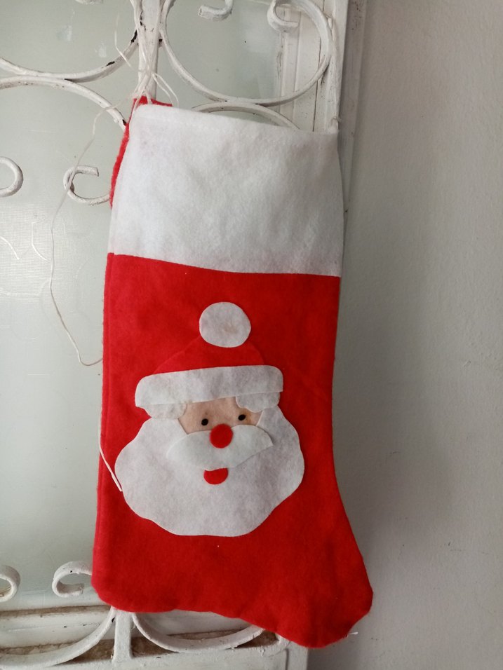 Kırmızı Noel Baba Yılbaşı Çorabı - Görsel 2