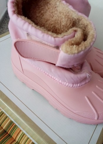 Kız Çocuk Pembe Lastik Botlar - Görsel 9