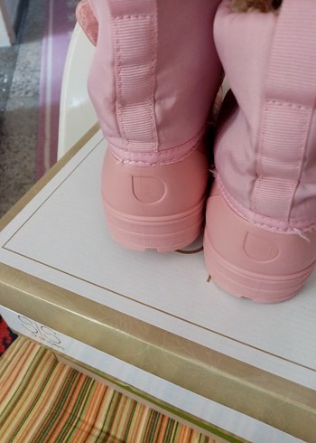 Kız Çocuk Pembe Lastik Botlar - Görsel 4