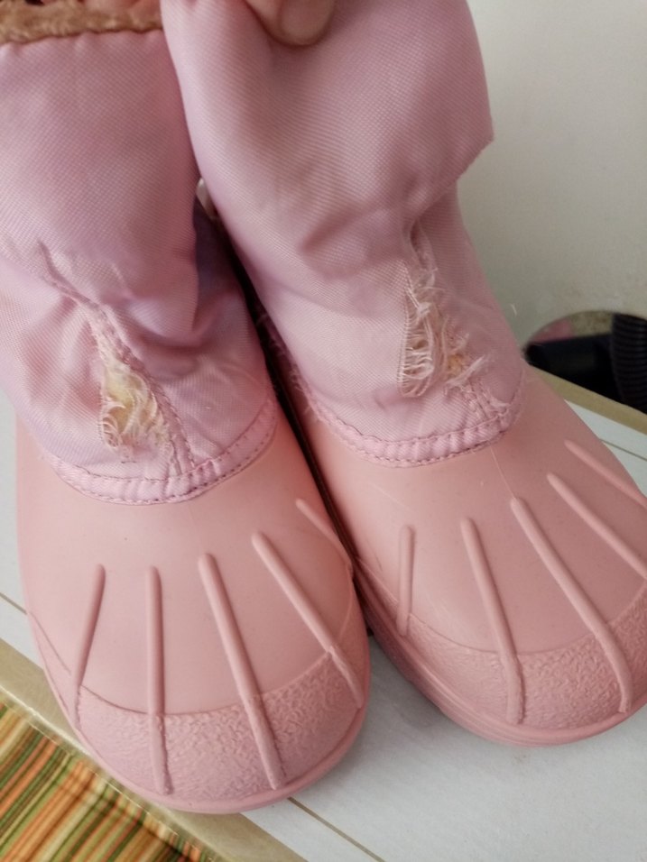 Kız Çocuk Pembe Lastik Botlar - Görsel 3