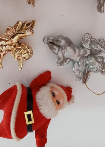 Parlak Altın Renkli Melek Figürleri Noel Ağaç süsleri - Görsel 7