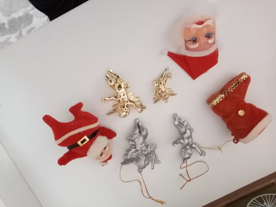 Parlak Altın Renkli Melek Figürleri Noel Ağaç süsleri - Görsel 2