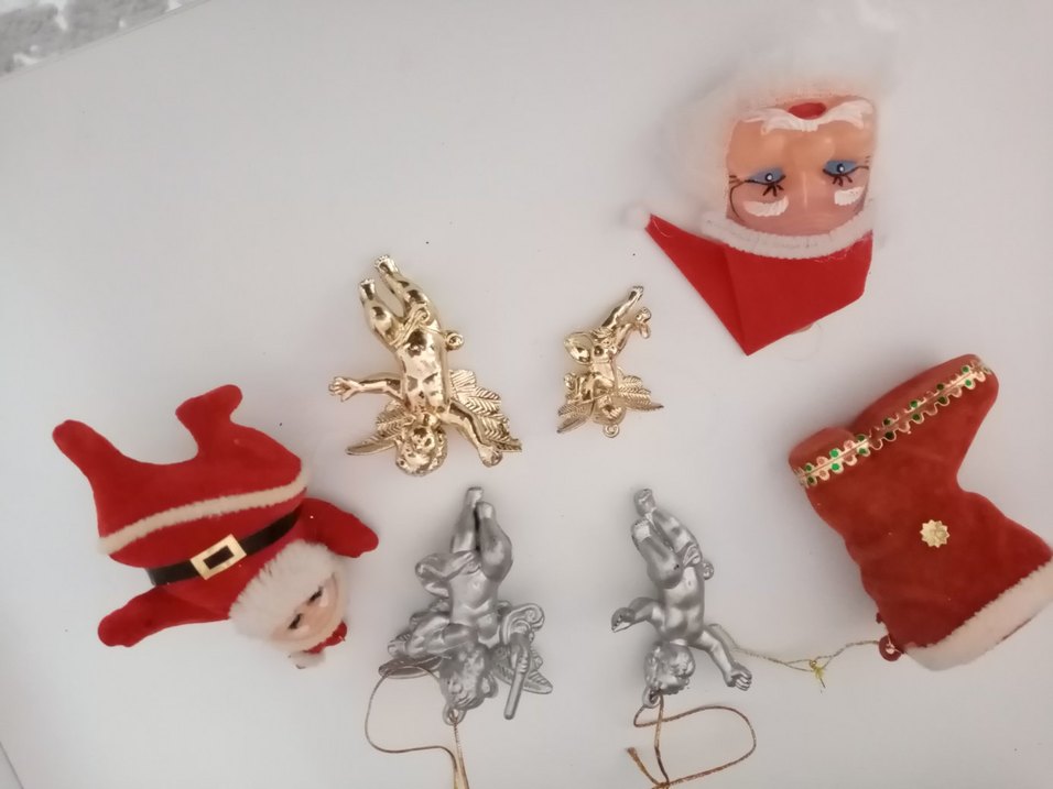 Parlak Altın Renkli Melek Figürleri Noel Ağaç süsleri - Görsel 4