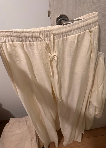 Beyaz Bohem Midi Kadın Kimono takım - Görsel 2