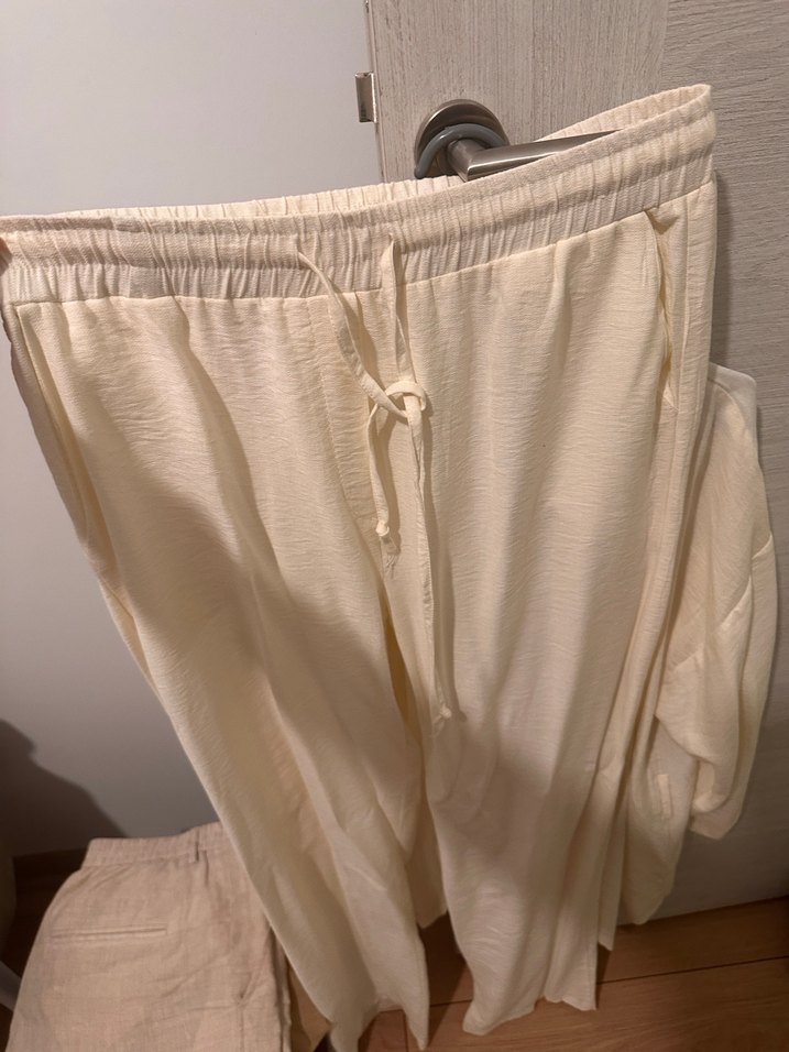 Beyaz Bohem Midi Kadın Kimono takım - Görsel 2