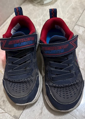 Mavi Erkek Çocuk Spor Ayakkabı skechers 28