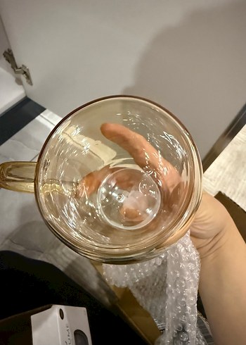 Perotti Cidar Colors Çift Camlı Kupa 250ml Bej - Görsel 2