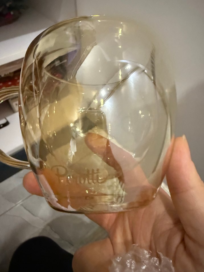 Perotti Cidar Colors Çift Camlı Kupa 250ml Bej - Görsel 3