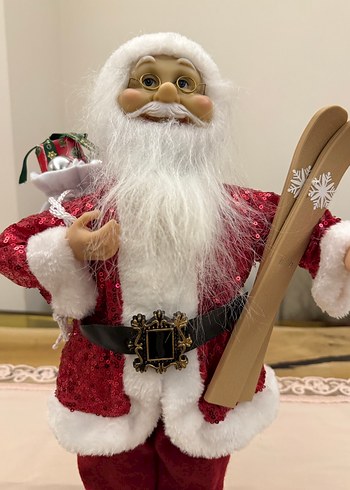 Kırmızı Kardan Adam Figürü 45 CM - Görsel 5