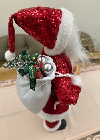 Kırmızı Kardan Adam Figürü 45 CM - Görsel 4