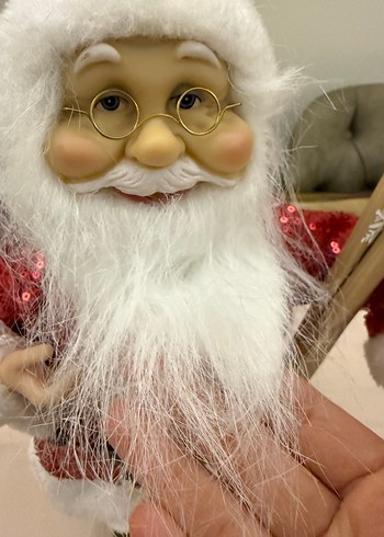 Kırmızı Kardan Adam Figürü 45 CM - Görsel 6