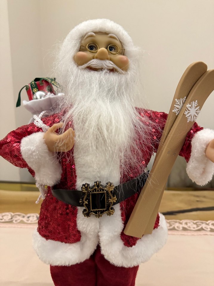 Kırmızı Kardan Adam Figürü 45 CM - Görsel 5