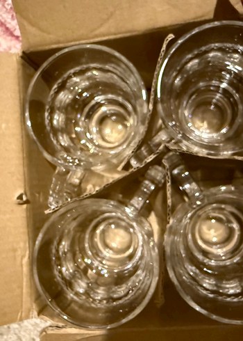 Madame coco Cam Çay Bardağı Seti 4 lü - Görsel 3