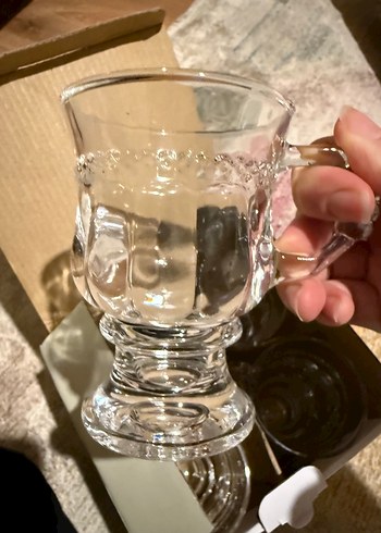 Madame coco Cam Çay Bardağı Seti 4 lü - Görsel 6