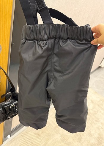 Erkek Siyah Street Wear Askılı Pantolon - Görsel 3