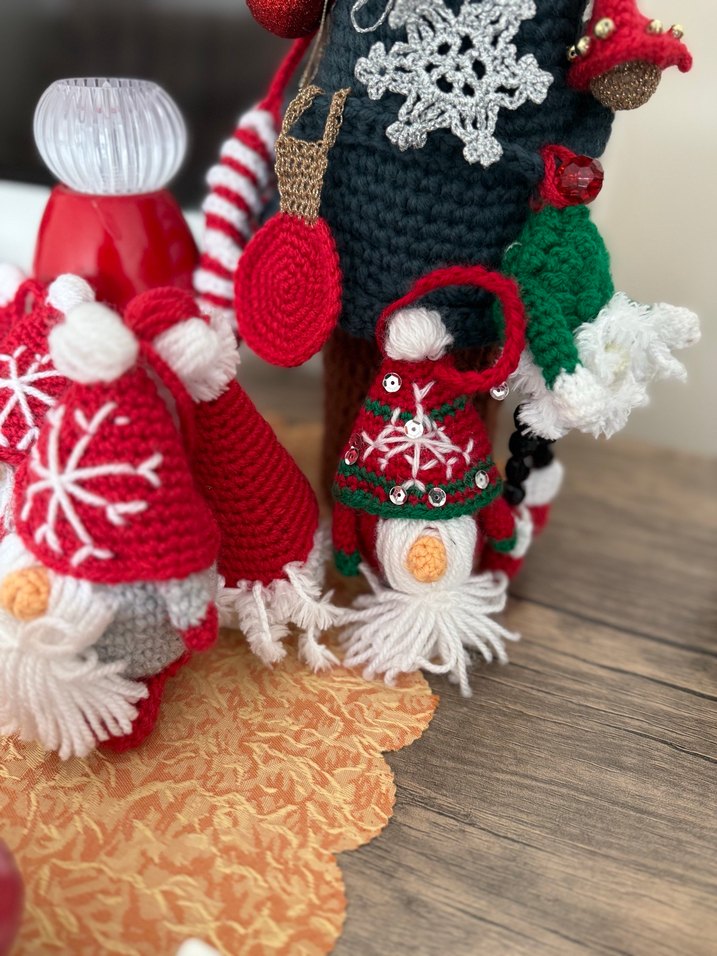 Renkli El Örgüsü Şans Cücesi - Görsel 4