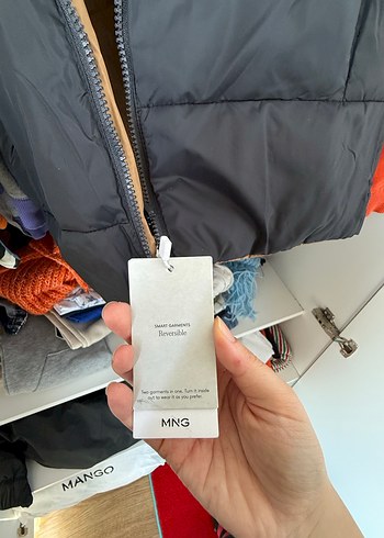 Erkek çocuk 7 8 yaş mango çift taraflı yelek - Görsel 4