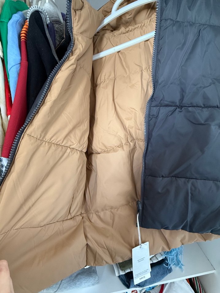 Erkek çocuk 7 8 yaş mango çift taraflı yelek - Görsel 2