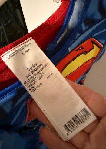 Çocuklar İçin Superman Kostümü, Uzun Kollu - Görsel 2