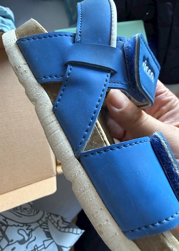 Mavi Erkek Çocuk Cırtcırtlı Terlik - Görsel 4