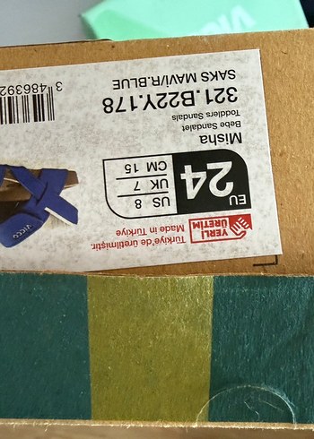 Mavi Erkek Çocuk Cırtcırtlı Terlik - Görsel 5