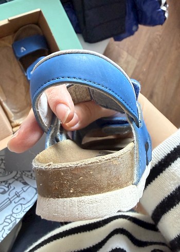 Mavi Erkek Çocuk Cırtcırtlı Terlik - Görsel 3