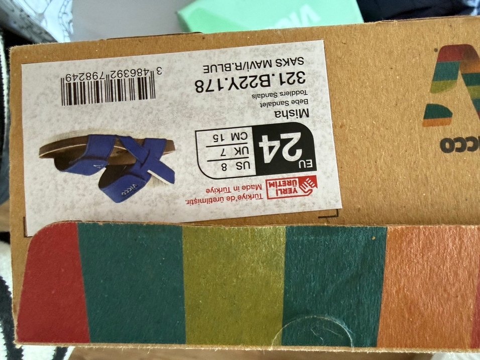 Mavi Erkek Çocuk Cırtcırtlı Terlik - Görsel 5