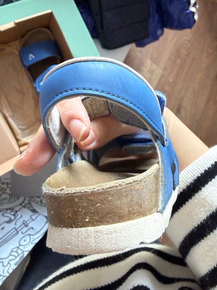 Mavi Erkek Çocuk Cırtcırtlı Terlik - Görsel 3