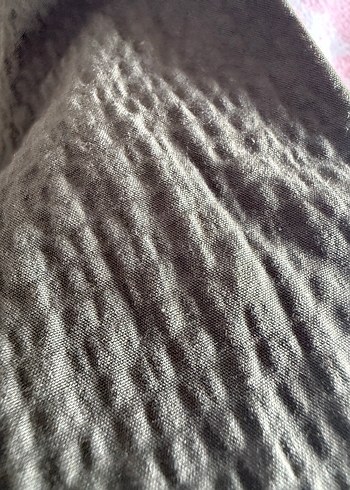 Kadın V Yaka Düğmeli Keten Gömlek - Görsel 3