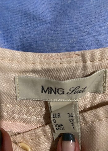 xs Beden Mango Keten Pantolon