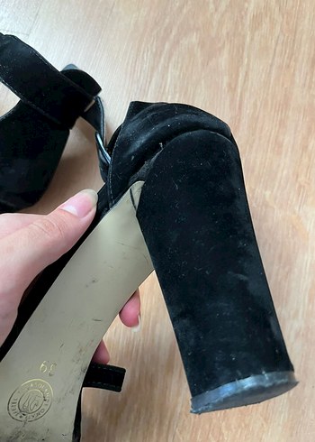 39 Beden siyah Renk Topuklu Ayakkabı