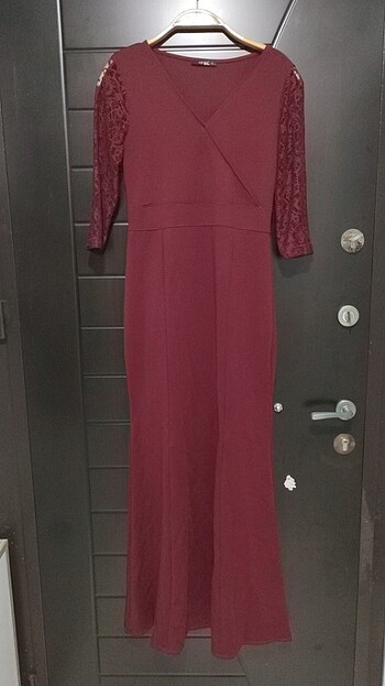 Balık model likralı abiye elbise - Görsel 2