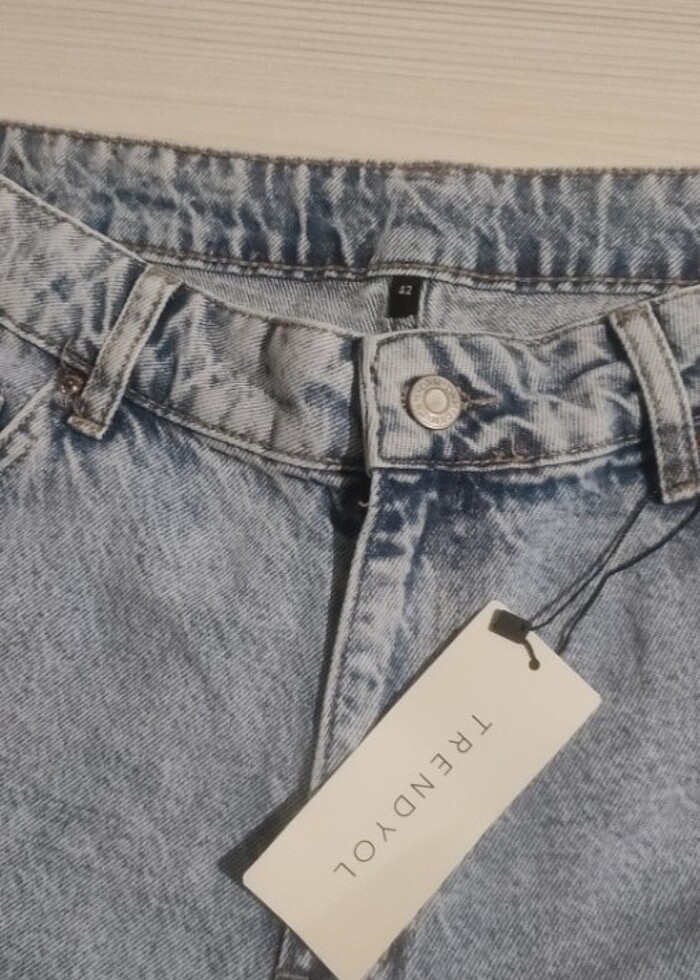 Kot şort yeni etiketli - Görsel 4