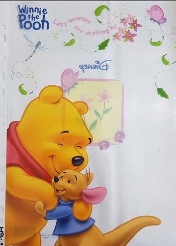 Winnie the Pooh 5 Adet Kalın Poşet Dosya - Görsel 3