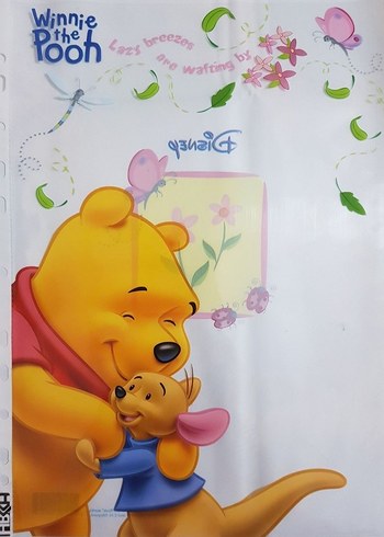 Winnie the Pooh 5 Adet Kalın Poşet Dosya - Görsel 2