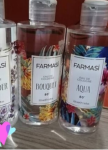 Farmasi 225 ml Aqua Kolonya 