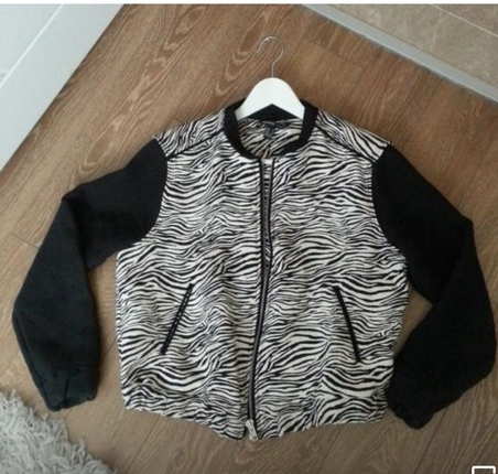 mango zebra dedenli ceket